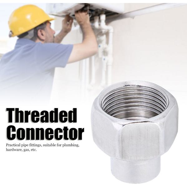1/2 tum NPT hona till 1 tum NPT hona reducer koppling sexkant anslutningsrör adapter