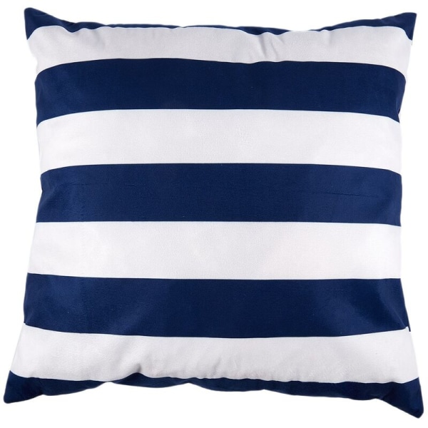 Seat pillow, cushion pillow (blue, white)