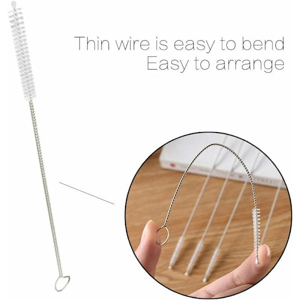 Set med 10 Straw Pipe Cleaner Borstar