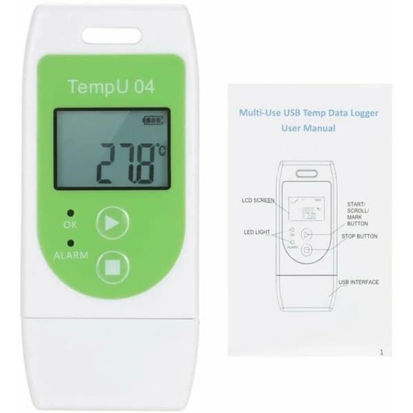 Temperaturdatalogger USB-gränssnitt Temperaturdatalogger