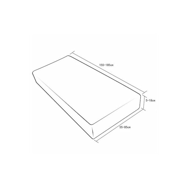 Stretch putetrekk, sofa putetrekk møbelbeskyttertrekk, sofa setetrekk for sofa 4 seters putetrekk for stol (kaffe)