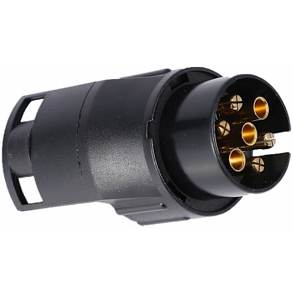 7 til 13 12V Tilhengeradapter Campingvogn Tilhengerfeste Slepe Elektrisk Konverter N Type Plast