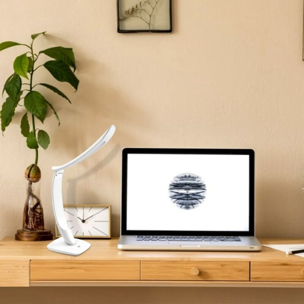 USB-bordlampe LED-skrivebordslampe Studie Leselys Lys Foldbar LED-skrivebordslampe for barn Lesing og lekser