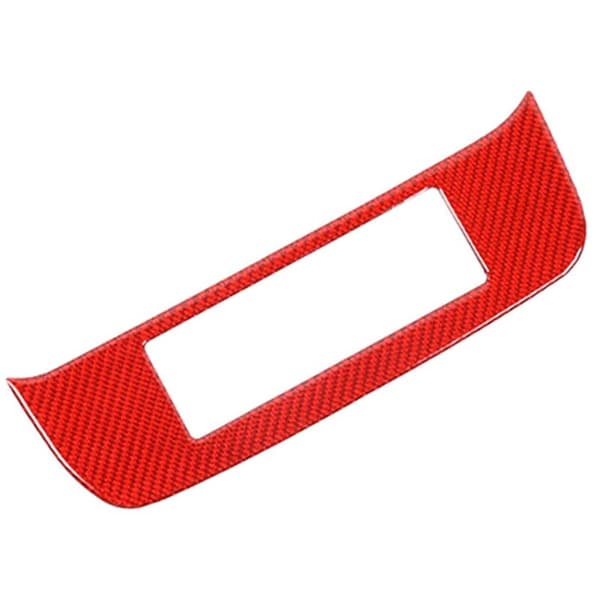 Deksel for GPS-navigasjon på midtkonsollen i bil, karbonfiber, til 2012 2013 2014 2015, B