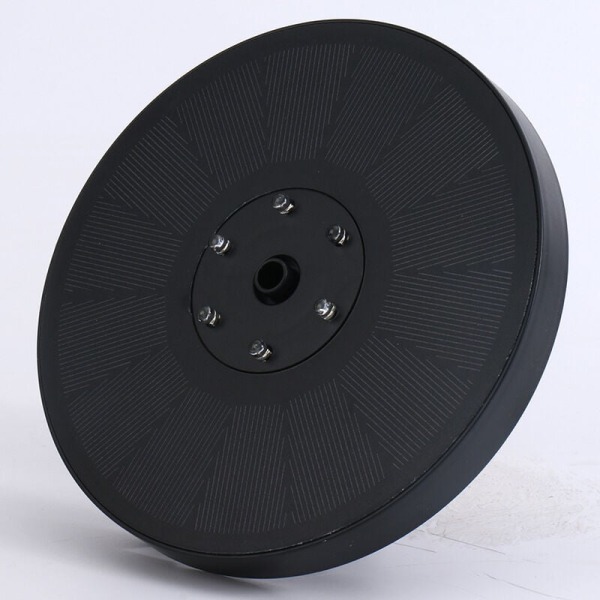 Solcelledrevet springvandspumpe med 6 farverige LED-lys og 7 springvandsstile, 4 i 1 solcelledrevet pumpe til fuglebad, dam, fiskebeholder, akvarium, have