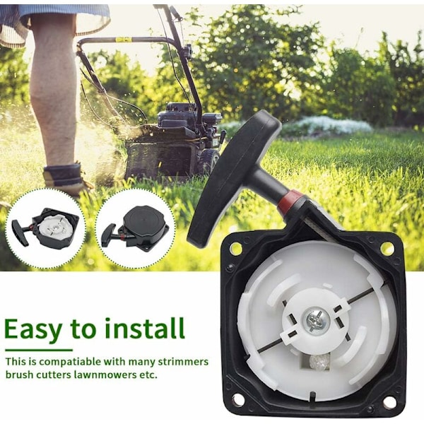 Universal erstatningsstarter for buskrydder, kantklipper, gresstrimmer, trimmer, trimmer, reservedeler