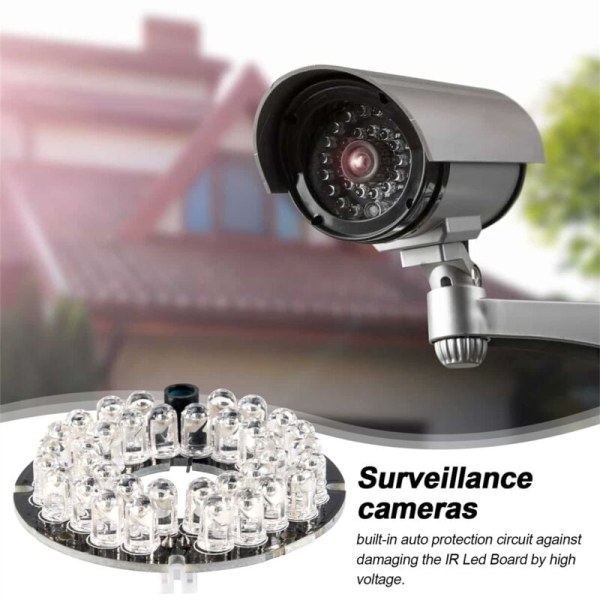 Infraröd IR 36 A LED-belysningspanelplatta för CCTV CCD-säkerhetskamera