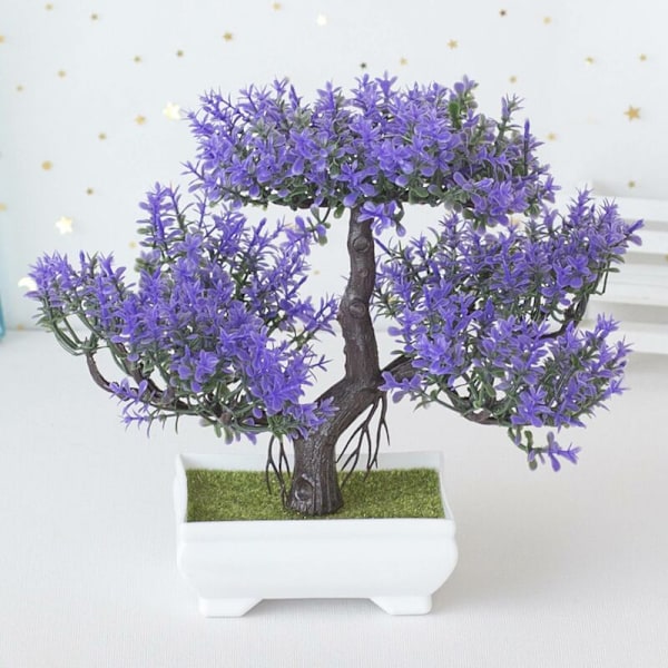 Keinotekoinen Bonsai-puu Ruukussa Tekokasvi Ruukutetut Kukat Tekobonsai Makuuhuoneen Pöydälle Hotellin Puutarhan Sisustukseen E