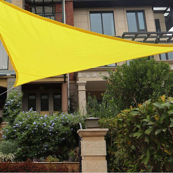 Trekantet Markise, 2x2x2m Oxfordstof Solsejl til Have Terrasse med Reb