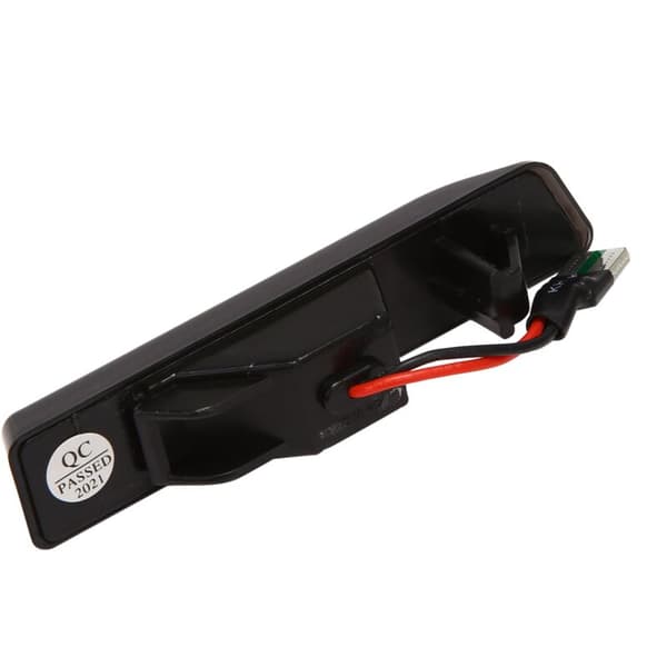 Car Dynamisk Mud Flap LED Side Marker Sekventielt Lys Lampe til X5 E53 2000-2005 E36 1997 Smoked Black