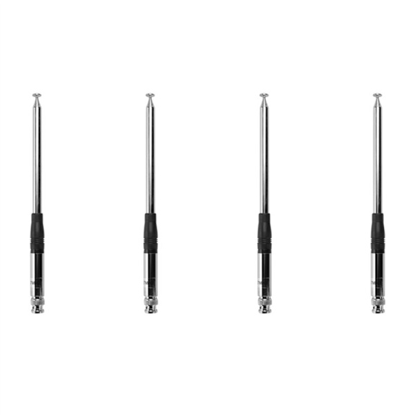 4X 27Mhz Antenn 9 Tum 51 HT Teleskop/Stångantenn för Bärbar/Handhållen CB-Radio med BNC-kontakt