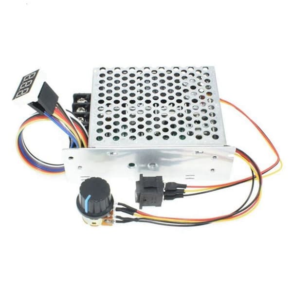 Toveis DC-motorhastighetsregulator med digital display for tachometer