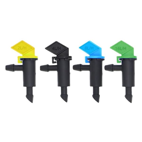 sourcingmap Flagg 2GPH 8L/T Vanningssystem Sprinkler Emitter 4/7mm Rør 30stk