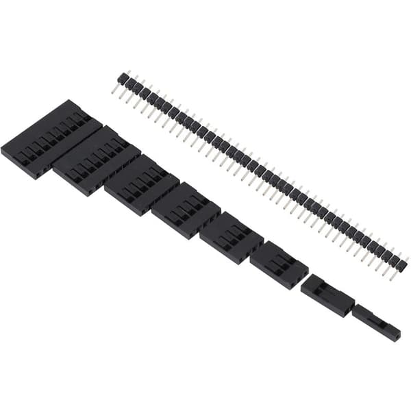 1450 st 2,54 mm crimphuskontakt-kit PCB-stiftlistset för