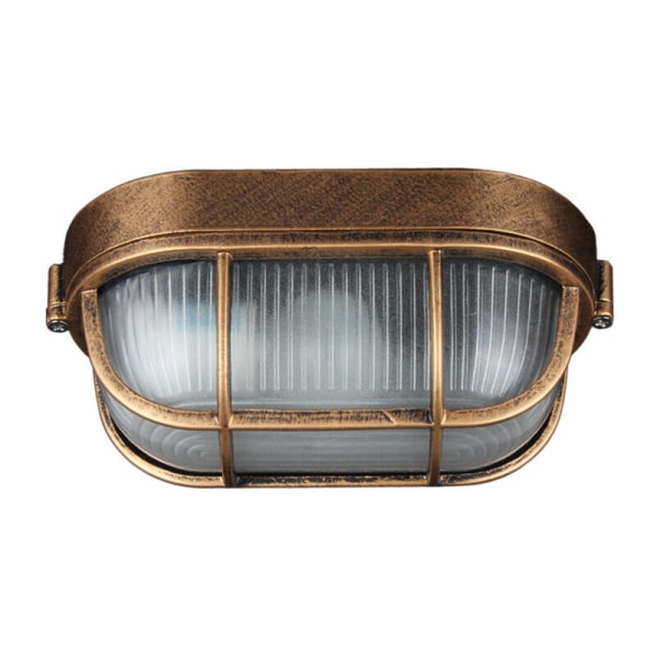 Utomhusvägglampa Retro Industriell Vägglampa Oval Båtlampa Porthole Lampa, Elliptisk Taklampa Vägglampa Belysningsarmatur, för Inomhus och Utomhus