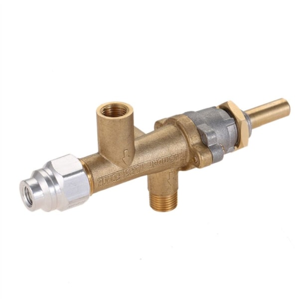 Safety Brass Patio Heater Main Control Valve with Pilot Port Suitable for Low Pressure Gas Patio Burner Connection
