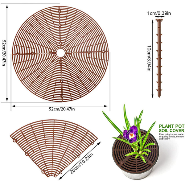 Muovista valmistettu kasviruukun suojus, vauvan kissan karkoteverkko, turvallinen kukkaruukulle, maansäästäjä