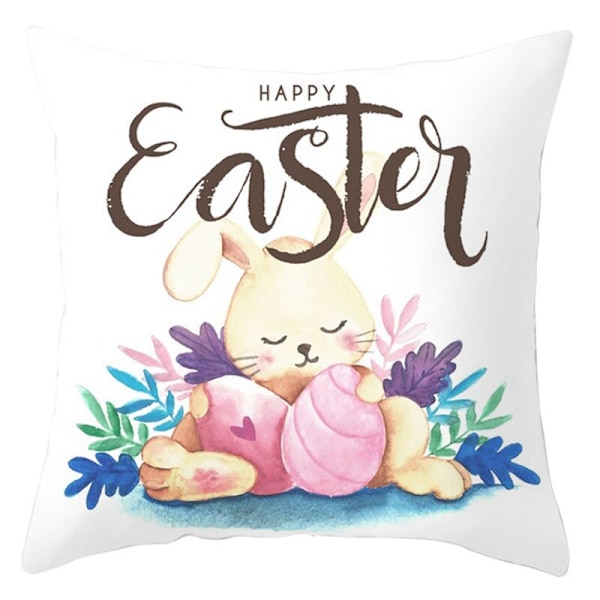 45CM Hauska pääsiäisen tyynynpäällinen pääsiäiskoristeet juhlakoristeluun söpö kani muna DIY juhlakoriste 4 kpl