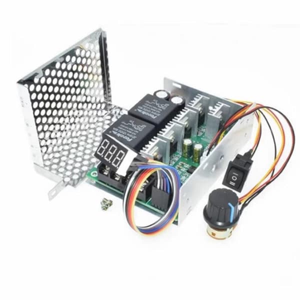 Toveis DC-motorhastighetsregulator med digital display for tachometer