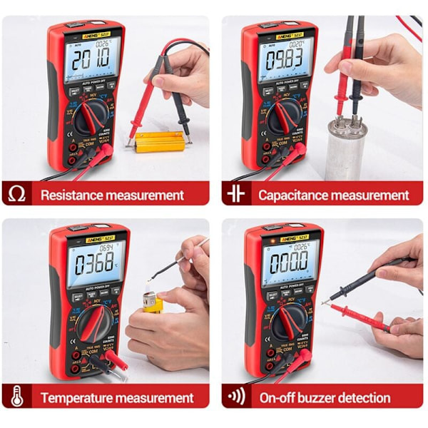 ANENG SZ17 DIY Transistor Kondensator NCV Detektor LCR Meter Digital Multimeter 6000 Professionell True RMS AC/DC Analog Tester