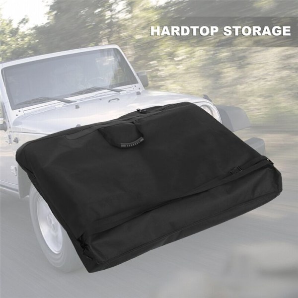 Freedom Top Panels Opbevaringspose til Wrangler JK JKU JL JLU 2-dørs 4-dørs Hardtop JT Modeller 2007-2021 (Sort)