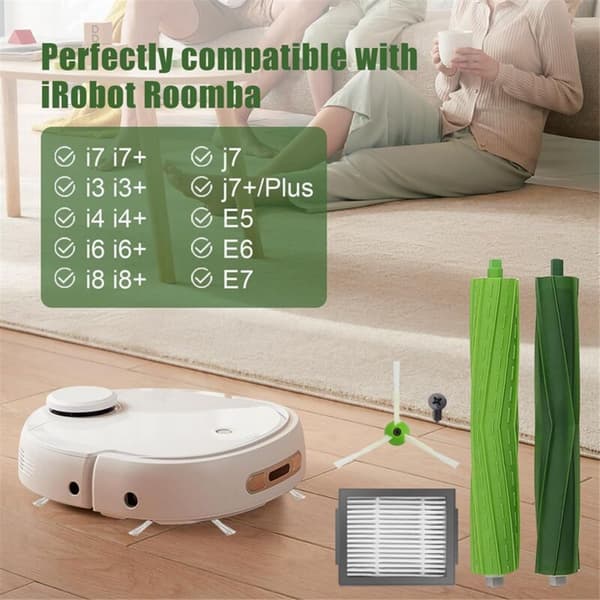 Vaihdettava lisävarusteet robotti-imurille I7 I7+ I3 I3+ I4 I4+ I6 I6+ I8 I8+/Plus E5 E6 E7 I,E & J -sarja