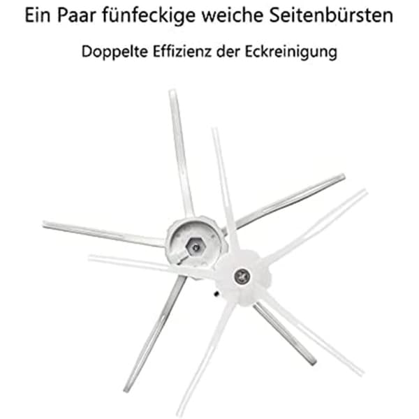 Reservemopper, Klud, Rags, Mop Puder, Sidebørste til S7 Støvsuger, Sweeper Tilbehør