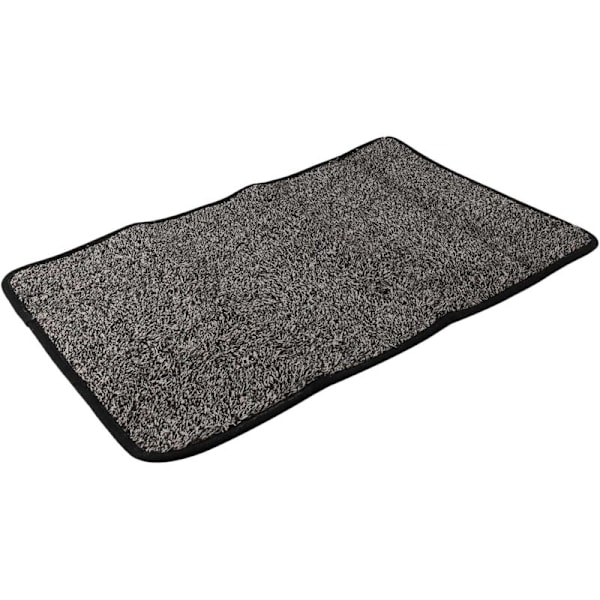 Non-Slip Door Mat for Super Absorbent Latex Rug Pad Indoor Small Entryway Cotton Trapper Dirt Trapper, Grey