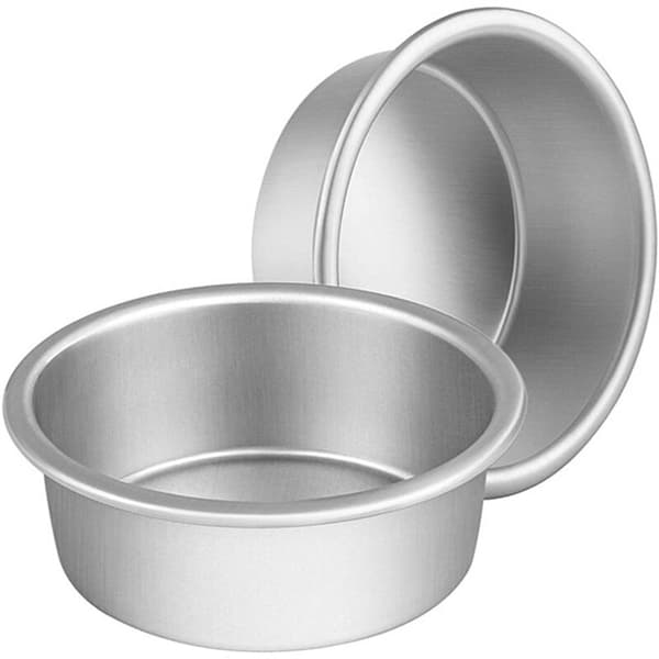 Sæt med 2 lette aluminiums kageforme Kageformssæt til bagning Kageformssæt