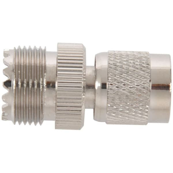 Han til PL259 UHF Adapter Stik, Sølv