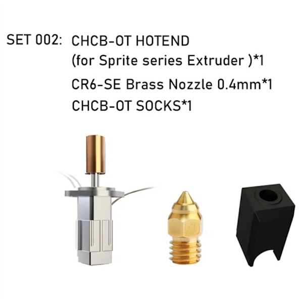 -OT Hotend KIT K1 HOTEND Uppdaterad för Sprite K1 Extruder K1 Max 3D-skrivare - (A)