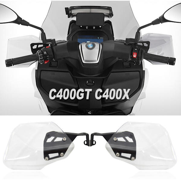 Motorcykelhandskydd Handskydd Vindruta för C400X C400GT 2018-2020 (Klar)