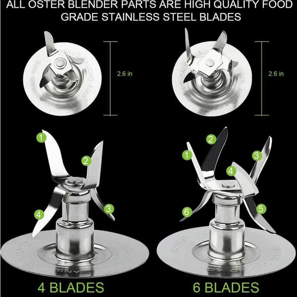 Reservedeler til Blender & Osterizer 4980 4961 Isblader Koblingsledd Stud Sling