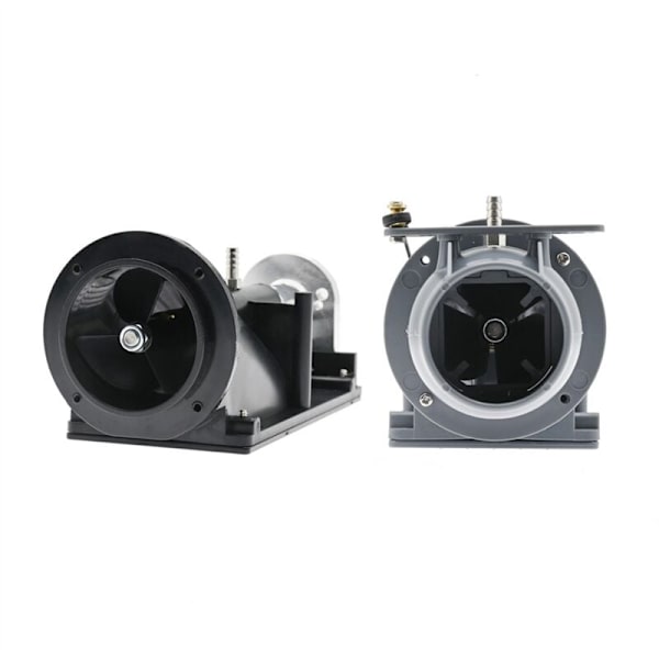 Spray Pump Power Jet Thruster 40mm 3-Blade Propellerkoppling och 775 Motor för RC Reaction Boat, Svart