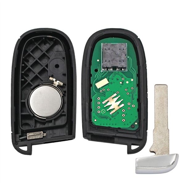 2 knaps Smart fjernbetjening nøgle 433MHz 4A Chip til Compass 2015 2016 2017 2018 2019 2020 2021 FCC: M3N-40821302 SIP22