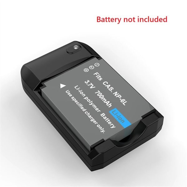 Batterilader -6L Mini Bærbar med USB-opladningskabel Indikatorlys til Enhed Foto