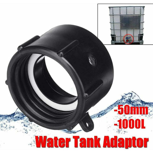 IBC 1000L Vattentank 50mm Ventiladapter Tunnor Kopplingar Heavy Duty BSP Hon-till-Hon Adapter för IBC Tankventil