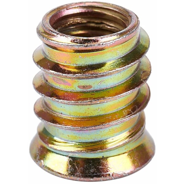 Sæt med 5 gevindindsatser M10 x 20 mm til træ