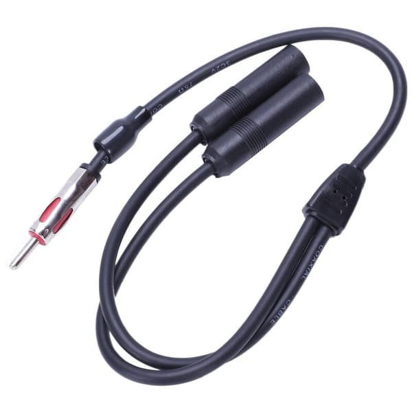 1 stk. Bilstereo Radio Antenne Adapter Hann til 2