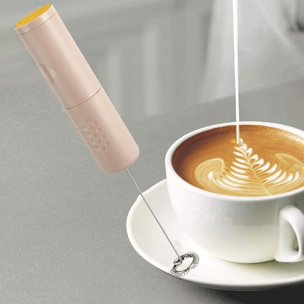 Melkedrikk Kaffevisp Elektrisk Mikser Eggvisper Skummer Skummer Mini Håndtak Rører Praktisk Kjøkken Matlagingsverktøy