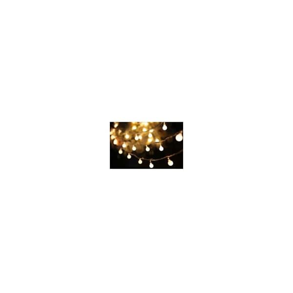 LED-lyskjede 10 meter 100 varmhvite kuler -