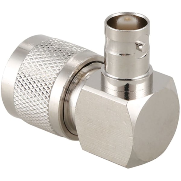 UHF PL259 -259 -uros BNC-oikean kulman RF-sovitinliitin, hopea