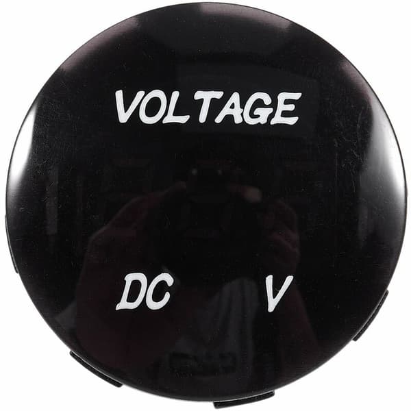 LED Vattentät Digital Voltmeter Digital Spänning Bilpanelmätare 12-24V Grön