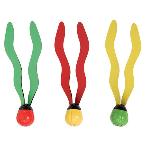 3 stk Multicolor Dykkeralger Legetøj Svømmebassin Dykkertræning Sjovt dykkerspil Nyhed Dykkergræslegetøj til børn