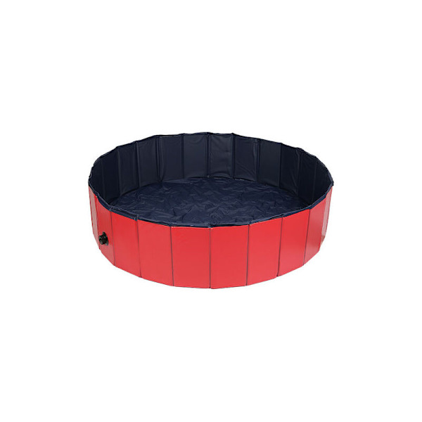 Hundebassin 120x30cm, Foldbar Hundebadkar Ikke-giftige Stoffer, Børnepool til Have, Terrasse eller Badeværelse, Mere Robust Ny Version - Slidstærk (