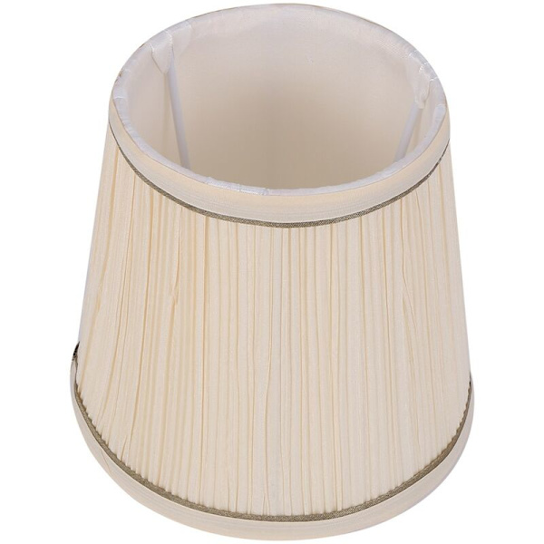 Soverom Minimalistisk Lampeskjerm Stoff-Håndverk Hengende Lampe Vegglampe Gulvlampe Lysarmaturer Lampeskjerm Skall (Beige)