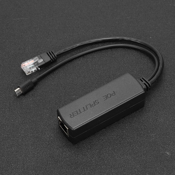 POE Ethernet-strömadapter DC48V till DC5V injektionsmodul USB-kontakt