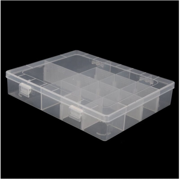 Oppbevaringsboks Smykkeboks Display 14 Rom Justerbar Plast