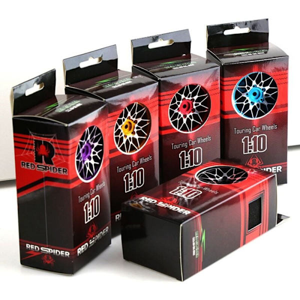 4 stk 1/10 On-Road Drift Car 52MM Metall Felgnav RC Biler Felg for RedCat,2