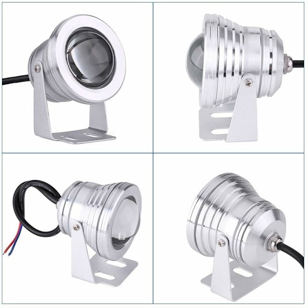 LED-uppovalaisin, IP67 vedenpitävä RGB-valaistus veden alla, 10 W:n LED-valonheitin ulkovalaistukseen suihkulähteellä
